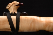 Curly Poplar Native American Flute, Minor, Low C-4, #F7J